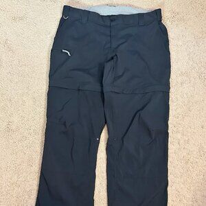 WOMEN'S SIZE‎ 18 WORLD WIDE SPORTSMAN BLACK CONVERSION PANTS